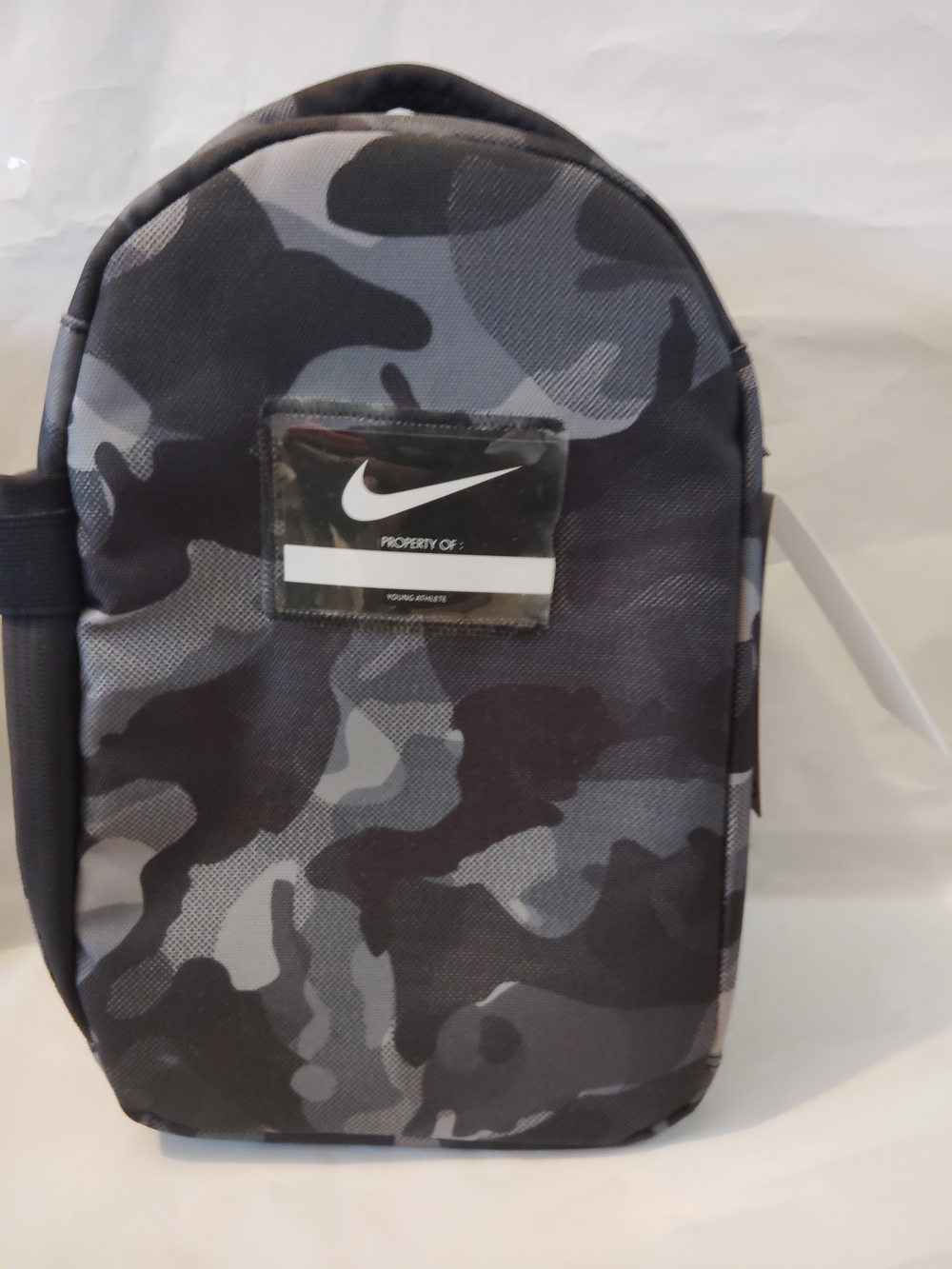Nike Gray & Black Camo Lunch Bag